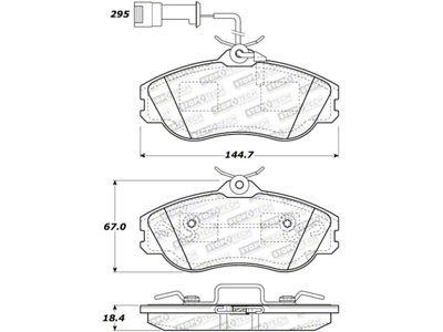 StopTech Street Brake Pads - 308.04190