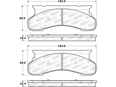 StopTech Street Brake Pads - 308.04500