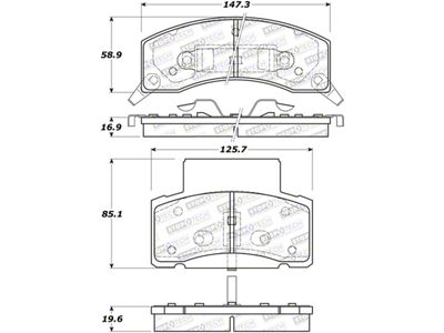 StopTech Street Brake Pads - 308.04590