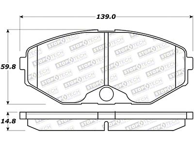 StopTech Street Brake Pads - 308.04860