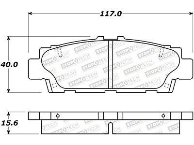 StopTech Street Brake Pads - 308.04880