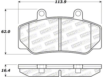 StopTech Street Brake Pads - 308.04920