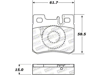 StopTech Street Brake Pads - 308.04950