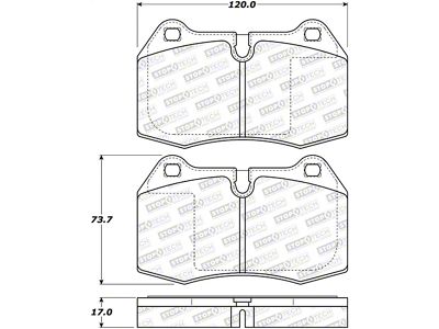 StopTech Street Brake Pads - 308.06390