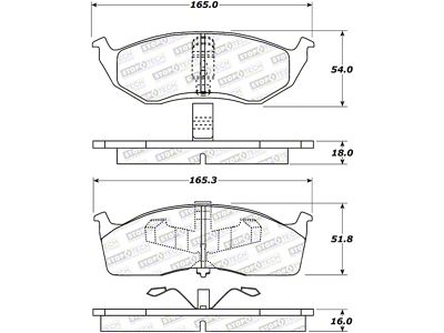 StopTech Street Brake Pads - 308.06420