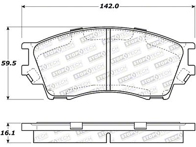 StopTech Street Brake Pads - 308.06430