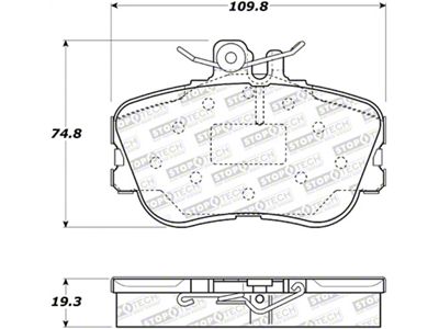 StopTech Street Brake Pads - 308.06450