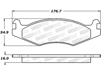 StopTech Street Brake Pads - 308.06510