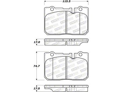 StopTech Street Brake Pads - 308.06650