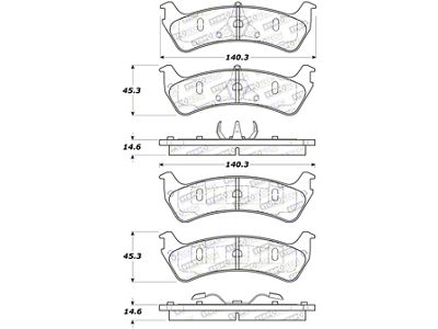 StopTech Street Brake Pads - 308.06670