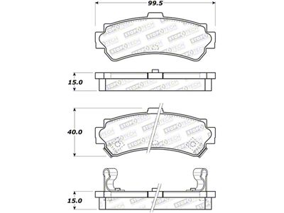 StopTech Street Brake Pads - 308.06690