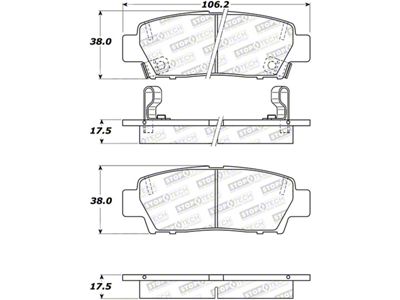 StopTech Street Brake Pads - 308.06720