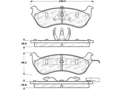 StopTech Street Brake Pads - 308.06740