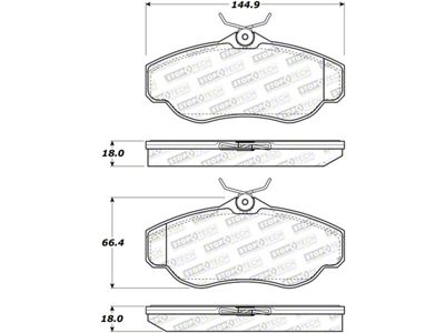 StopTech Street Brake Pads - 308.06760