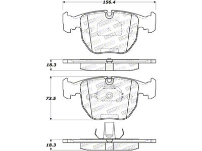 StopTech Street Brake Pads - 308.06811