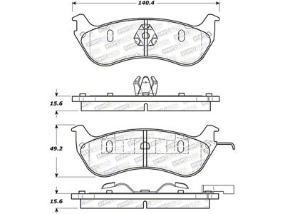 StopTech Street Brake Pads - 308.06900