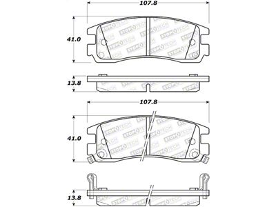 StopTech Street Brake Pads - 308.06980