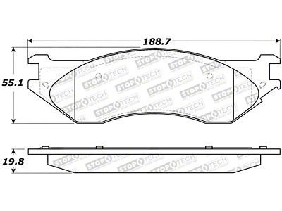 StopTech Street Brake Pads - 308.07023