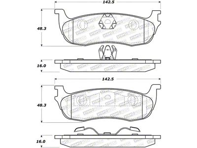 StopTech Street Brake Pads - 308.07110