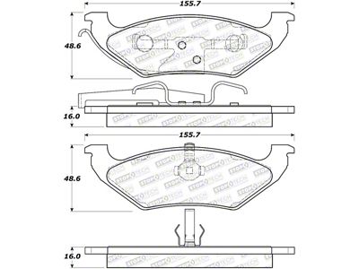 StopTech Street Brake Pads - 308.07150