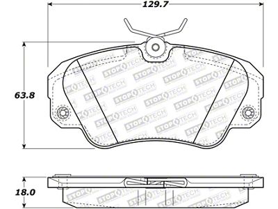 StopTech Street Brake Pads - 308.07200
