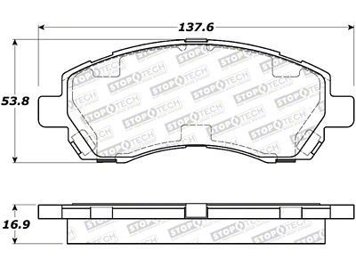 StopTech Street Brake Pads - 308.07220