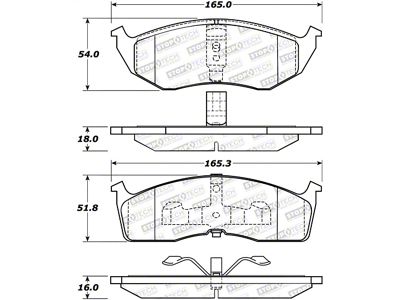 StopTech Street Brake Pads - 308.07300