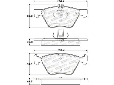StopTech Street Brake Pads - 308.07400