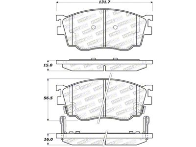 StopTech Street Brake Pads - 308.07550