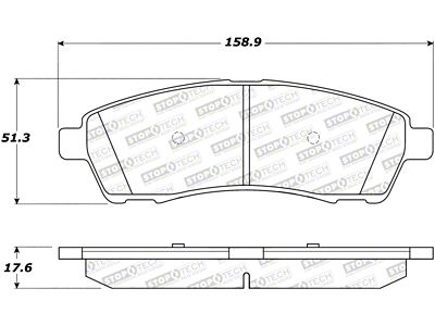 StopTech Street Brake Pads - 308.07570