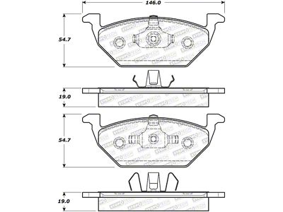 StopTech Street Brake Pads - 308.07680