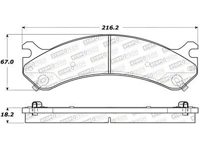 StopTech Street Brake Pads - 308.07840