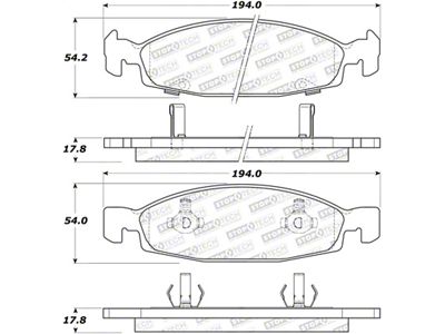 StopTech Street Brake Pads - 308.07900