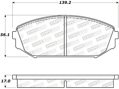 StopTech Street Brake Pads - 308.07930