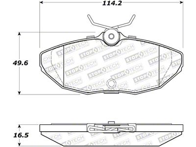 StopTech Street Brake Pads - 308.08060
