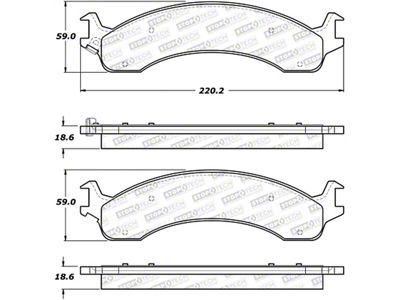 StopTech Street Brake Pads - 308.08210