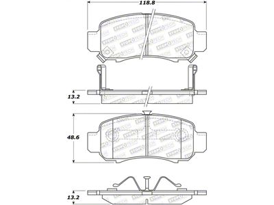 StopTech Street Brake Pads - 308.08320