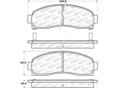 StopTech Street Brake Pads - 308.08330