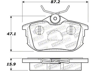 StopTech Street Brake Pads - 308.08380
