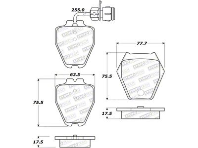 StopTech Street Brake Pads - 308.08391