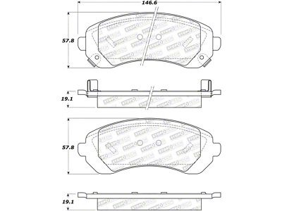 StopTech Street Brake Pads - 308.08440