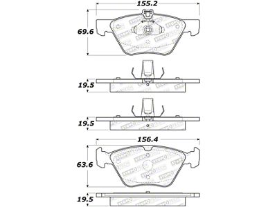 StopTech Street Brake Pads - 308.08531