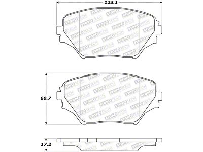 StopTech Street Brake Pads - 308.08620