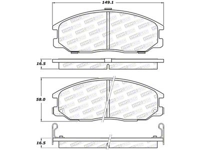 StopTech Street Brake Pads - 308.08640