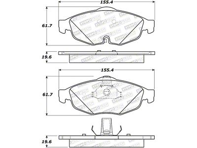 StopTech Street Brake Pads - 308.08690