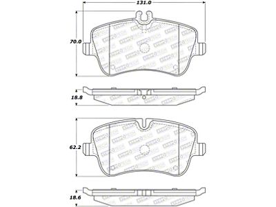 StopTech Street Brake Pads - 308.08720
