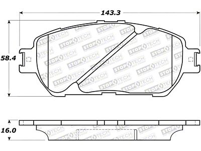 StopTech Street Brake Pads - 308.09060