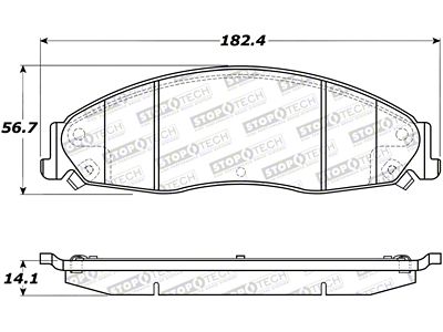 StopTech Street Brake Pads - 308.09210