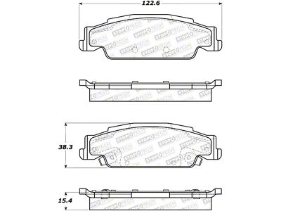 StopTech Street Brake Pads - 308.09220