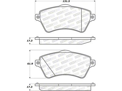 StopTech Street Brake Pads - 308.09260